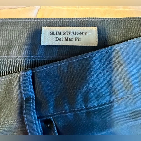Guess Slim Straight Del Mar Fit Stormy Blue Pant - Picture 4 of 12